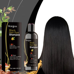 Hoegoa 3-in-1 Herbal Black Hair Dye Shampoo
