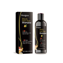 Hoegoa 3-in-1 Herbal Black Hair Dye Shampoo