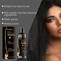 Hoegoa 3-in-1 Herbal Black Hair Dye Shampoo