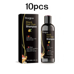 Hoegoa 3-in-1 Herbal Black Hair Dye Shampoo
