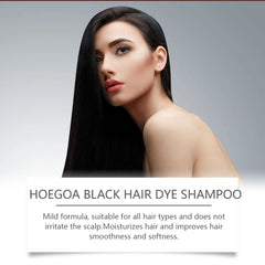 Hoegoa 3-in-1 Herbal Black Hair Dye Shampoo