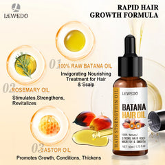 Lewedo Naturals Batana Oil – Pure Hair Growth & Anti-Hair Loss Care