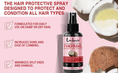 Thermal Protection Hair Spray – Heat & UV Shield, Moisturizing Conditioner Serum