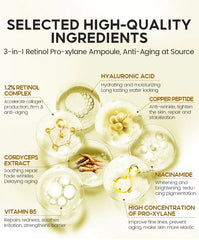 Retinol + Pro-Xylane Ampoules – Anti-Aging & Skin Repair Serum (15pcs)