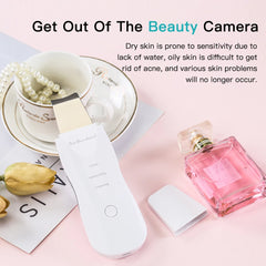 Ultrasonic Skin Scrubber – Electric Face Spatula for Deep Cleansing & Blackhead Removal