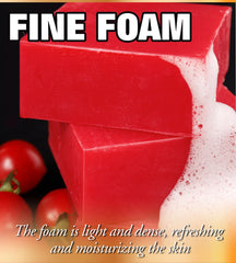 xLKIAE Tomato Fruit Scented Handmade Natural Bar Soap