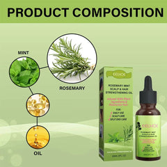 Batana Rosemary Mint Hair Strengthening Oil with Biotin