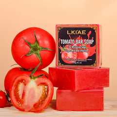 xLKIAE Tomato Fruit Scented Handmade Natural Bar Soap