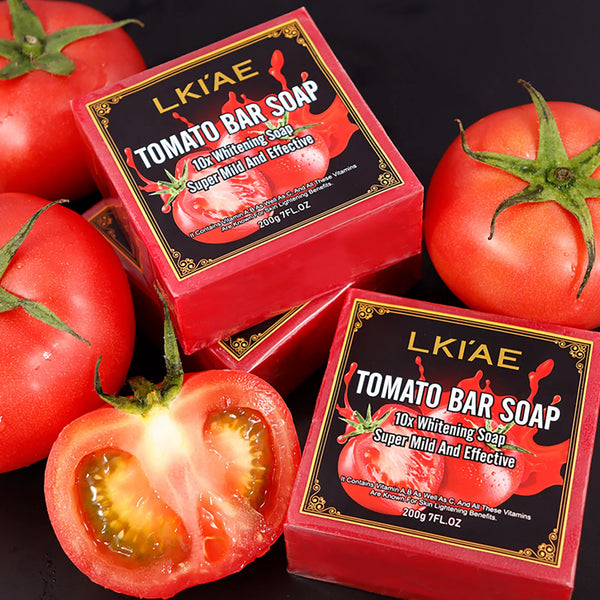 xLKIAE Tomato Fruit Scented Handmade Natural Bar Soap