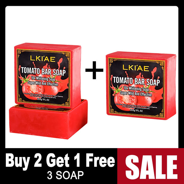 xLKIAE Tomato Fruit Scented Handmade Natural Bar Soap