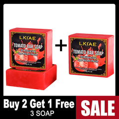xLKIAE Tomato Fruit Scented Handmade Natural Bar Soap