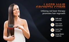 Hair Growth Comb with 650nm & 470nm LED
