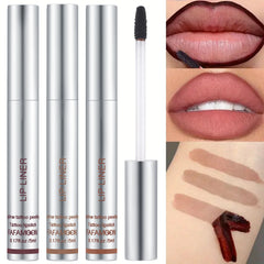 6-Color Peel-Off Lip Liner & Matte Lip Tint – Waterproof Long-Lasting
