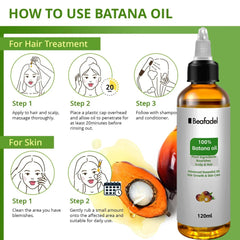 Batana Hair Growth Oil – Anti-Hair Loss & Scalp Treatment (120ml)