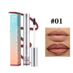 6-Color Peel-Off Lip Liner & Matte Lip Tint – Waterproof Long-Lasting