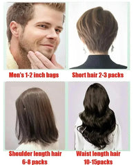 Herbal Hair Dye Shampoo – Natural Gray & White Hair Coverage with Plant Extracts