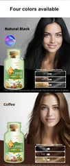 Herbal Hair Dye Shampoo – Natural Gray & White Hair Coverage with Plant Extracts