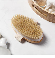 Exfoliating Wooden Body Massage Shower Brush