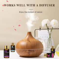 MAYJAM 35pcs Essential Oils Set – Diffuser, Humidifier & Home Fragrance
