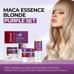 Karseell Purple Hair Mask – Professional Purple Shampoo for Blonde, Silver & Gray Hair