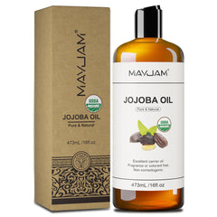 MAYJAM 473ml Carrier Oil Blend – Castor, Jojoba, Grapeseed & Coconut for Skin & Hair