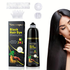Black Hair Dye Shampoo – Fast Coloring, Natural & Long-Lasting (500ml)