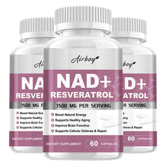 NAD+ & Resveratrol Supplement – Anti-Aging, Energy & Cellular Health Booster