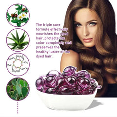 Hair Vitamin Capsules with Keratin Oil