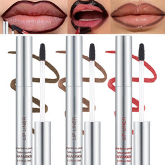 6-Color Peel-Off Lip Liner & Matte Lip Tint – Waterproof Long-Lasting