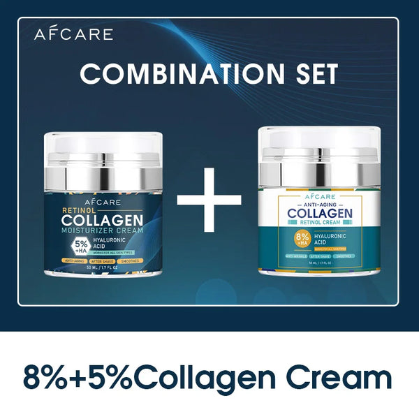 8% Collagen Face Cream – Hyaluronic Acid & Retinol Anti-Aging Skincare