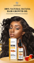 Lewedo Naturals Batana Oil – Pure Hair Growth & Anti-Hair Loss Care