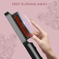 Professional Hair Comb Brush & Beard Straightener