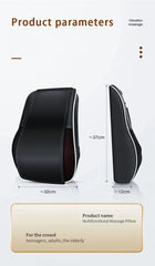 Electric Shiatsu Neck & Back Massager Pillow with Heat & Vibration