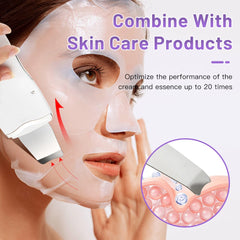 Ultrasonic Skin Scrubber – Electric Face Spatula for Deep Cleansing & Blackhead Removal