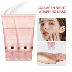 Collagen Overnight Peel-Off Mask – Hydrating Korean Night Care Set