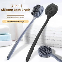 Silicone Back Scrubber Brush – Exfoliating Bath & Shower Body Massager