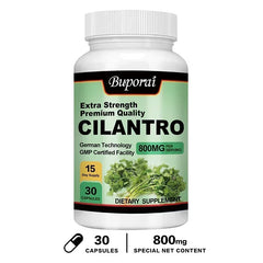 Cilantro Supplement – Antioxidant-Rich Natural Detox & Cleansing Support