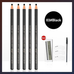 5pcs Microblading Eyebrow Pencil Set – Waterproof Tattoo Brow Pen