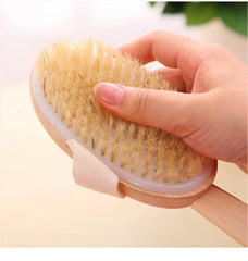 Exfoliating Wooden Body Massage Shower Brush