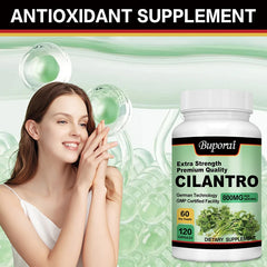 Cilantro Supplement – Antioxidant-Rich Natural Detox & Cleansing Support