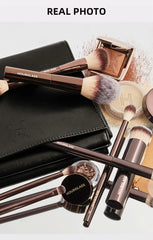 Hourglass Vegan Travel Brush Set – 7 Face & Eye Brushes with Bag