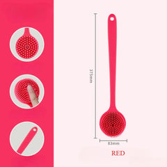 Silicone Back Scrubber Brush – Exfoliating Bath & Shower Body Massager