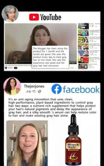 White Hair Killer – Gray Hair Remover & Natural Color Restorer (7 Days)