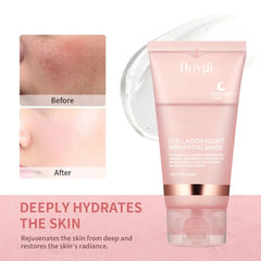 Collagen Overnight Peel-Off Mask – Hydrating Korean Night Care Set