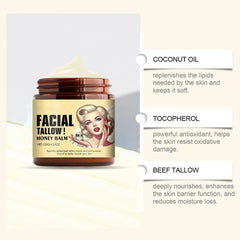 Whipped Beef Tallow & Honey Balm – Moisturizing Face & Body Cream