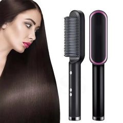 Professional Hair Comb Brush & Beard Straightener