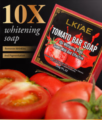 xLKIAE Tomato Fruit Scented Handmade Natural Bar Soap