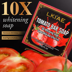 xLKIAE Tomato Fruit Scented Handmade Natural Bar Soap