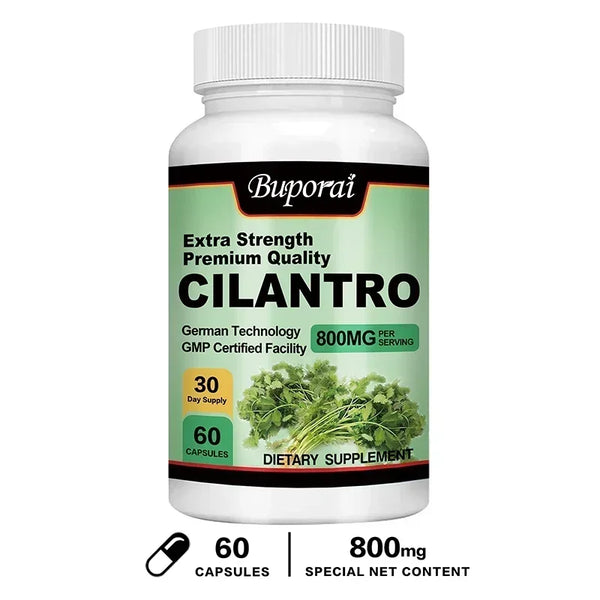 Cilantro Supplement – Antioxidant-Rich Natural Detox & Cleansing Support