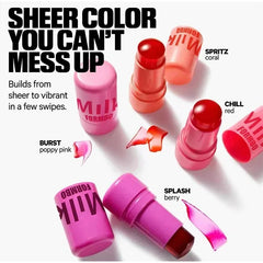 3-in-1 Milk Jelly Tint – Long-Lasting Matte Blusher & Lipstick
